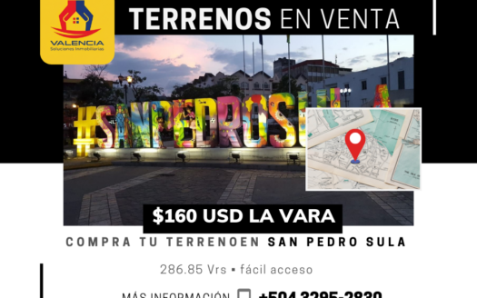🌎🏡 Terrenos en Venta en San Pedro Sula ✨